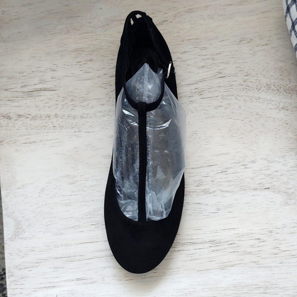 Ralph Lauren Collection Black Ballet Flat Shoes